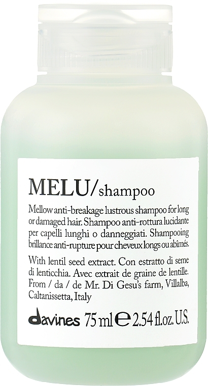 Anti-Haarbruch Shampoo für langes und strapaziertes Haar - Davines Melu Shampoo Anti-Rottura Lucidante — Bild N1