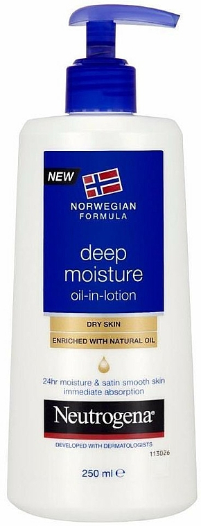 Körperlotion - Neutrogena Norwegian Formula Deep Moisture Oil-in-Lotion — Bild N1