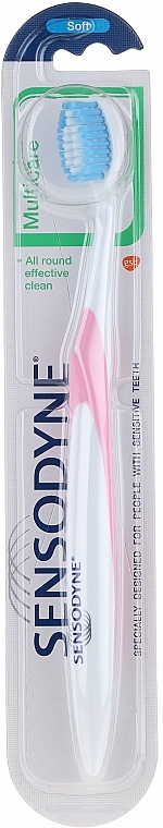 Zahnbürste weich Multicare weiß-rosa - Sensodyne Multicare Soft — Bild N1