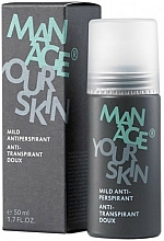 Düfte, Parfümerie und Kosmetik Deospray Antitranspirant für Männer - Dr. Spiller Manage Your Skin Mild Antiperspirant