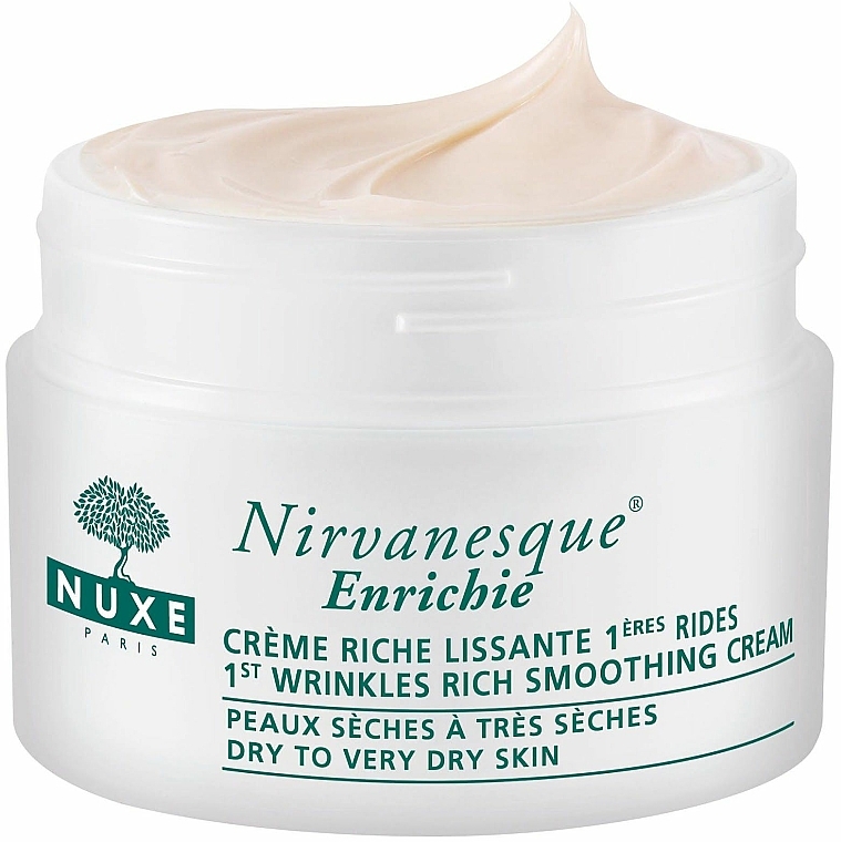 Reichhaltige glättende Gesichtscreme gegen die ersten Falten für trockene und sehr trockene Haut - Nuxe Nirvanesque Enrichie First Wrinkles Smoothing Rich Cream Dry Skin — Bild N1