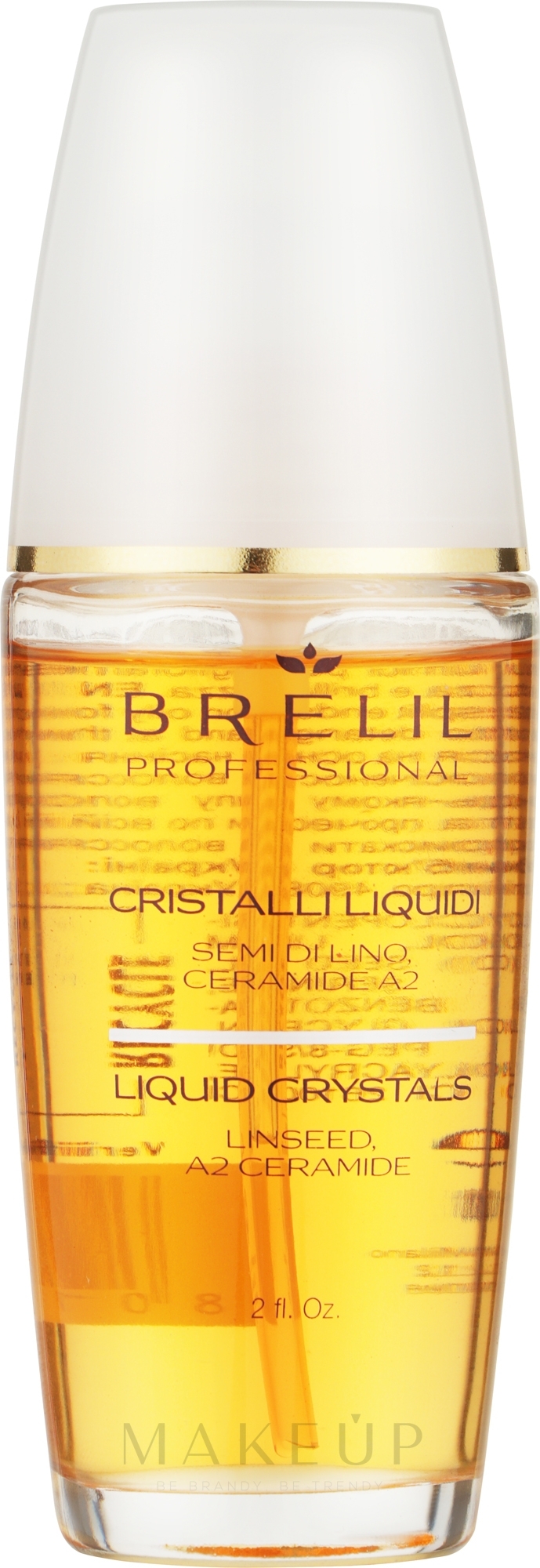 Pflegende Flüssigkristalle mit Leinsamen und Ceramiden - Brelil Bio Traitement Beauty Cristalli Liquidi — Foto 60 ml
