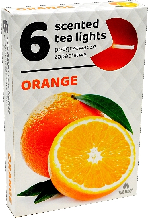 Teelichter Orange 6 St. - Admit Scented Tea Light Orange — Bild N1