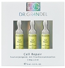 Verjüngendes Ampullenkonzentrat für das Gesicht mit Phytostammzellen von Apfel und Weintraube - Dr. Grandel Cell Repair — Bild N1