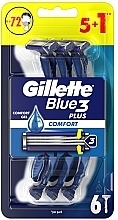 Düfte, Parfümerie und Kosmetik Einwegrasierer-Set 5+1 St. - Gillette Blue 3 Comfort