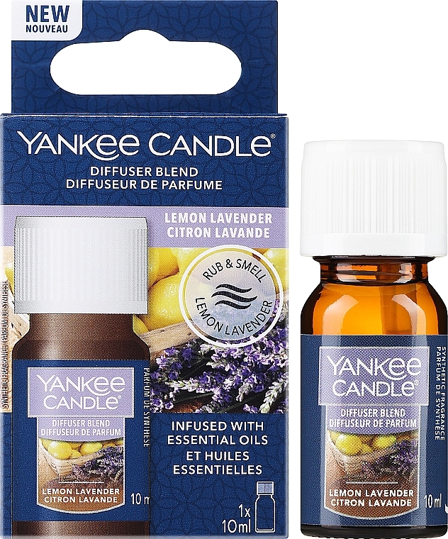 Aromadiffusor Zitrone und Lavendel - Yankee Candle Lemon Lavender Ultrasonic Diffuser Aroma Oil — Bild N2