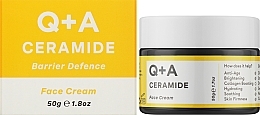 Gesichtscreme für den Tag - Q+A Ceramide Barrier Defense Face Cream — Bild N2