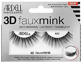Düfte, Parfümerie und Kosmetik 3D Künstliche Wimpern 853 - Ardell 3d Faux Mink 853