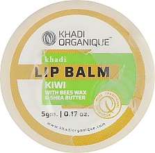 Düfte, Parfümerie und Kosmetik Natürlicher ayurvedischer Lippenbalsam Kiwi mit Bienenwachs und Sheabutter - Khadi Organique Kiwi Fruit Lip Balm