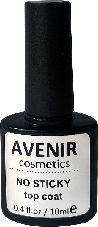 Gel-Nagellack keine klebrige Schicht - Avenir Cosmetics No Stiky Top Coat — Bild N1