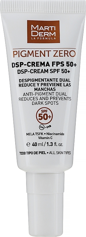 Gesichtscreme gegen Pigmentflecken - MartiDerm Pigment Zero DSP-Cream — Bild N1