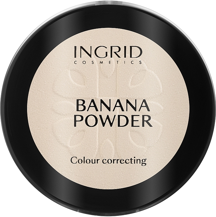 Bananenpulver gegen Rötungen und dunkle Augenringe - Ingrid Cosmetics Banana Powder Color Correcting — Bild N2