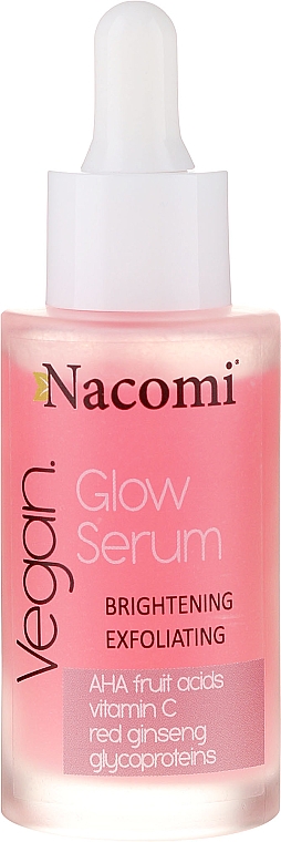 Aufhellendes Peeling-Serum für das Gesicht - Nacomi Glow Serum Brightening & Exfoliating Serum — Bild N1