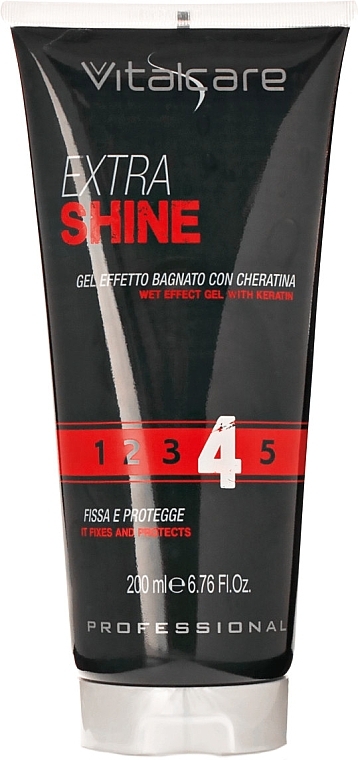 Haargel mit Nasseffekt - Vitalcare Professional Extra Shine Gel Wet Look Effect — Bild N1