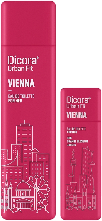 Dicora Urban Fit Vienna For Her Set - Duftset (Eau de Toilette 100ml + Eau de Toilette 30ml) — Bild N2