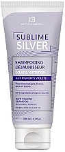 Shampoo gegen Gelbstich für blondes Haar  - Institut Claude Bell Sublime Silver Brightening and Nourishing Anti-Yellow Shampoo — Bild N1