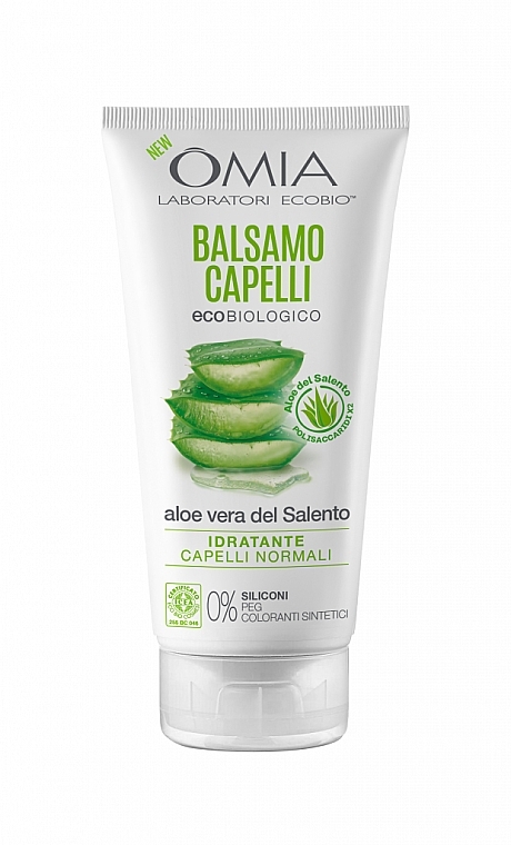 Haarspülung mit Aloe Vera - Omia Labaratori Ecobio Aloe Vera Hair Conditioner — Bild N1