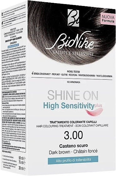Haarfarbe - BioNike Shine On High Sensitivity Hair Colouring Treatment  — Bild N1