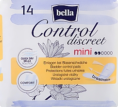Düfte, Parfümerie und Kosmetik Einlagen bei Blasenschwäche 14 St. - Bella Control Discreet Mini Bladder Control Pads