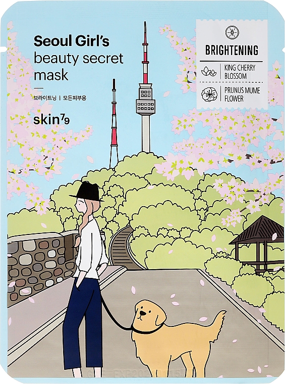 Aufhellende Tuchmaske - Skin79 Seoul Girl's Beauty Secret Mask Brightening — Bild N1