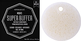 GESCHENK! Wiederverwendbarer Duschschwamm für Männer - Spongelle Men's Verbena Absolut Super Buffer — Bild N1