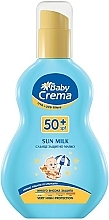 Düfte, Parfümerie und Kosmetik Baby-Sonnenschutzmilch für Gesicht und Körper SPF 50+ - Baby Crema Sun Milk