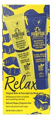 Set - Dr. Pawpaw Relax Gift Set (l/balm/25ml+l/mask/25ml) — Bild N1