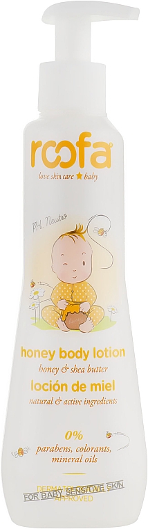 Körperlotion für Babys mit Honig und Sheabutter - Roofa Honey Body Lotion — Bild N2