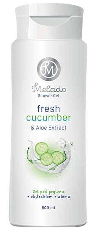 Duschgel mit Aloe-Extrakt und Gurkenaroma - Natigo Melado Fresh Cucumber And Aloe Extract Shower Gel — Bild N1