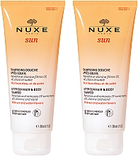 Düfte, Parfümerie und Kosmetik Haar- und Körperpflegeset - Nuxe Sun After-Sun Hair & Body Shampoo (After-Sun Duschshampoo 2x200ml)