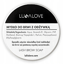 Düfte, Parfümerie und Kosmetik Augenbrauenstyling-Seife - Lullalove Eyebrow Soap With Conditioner