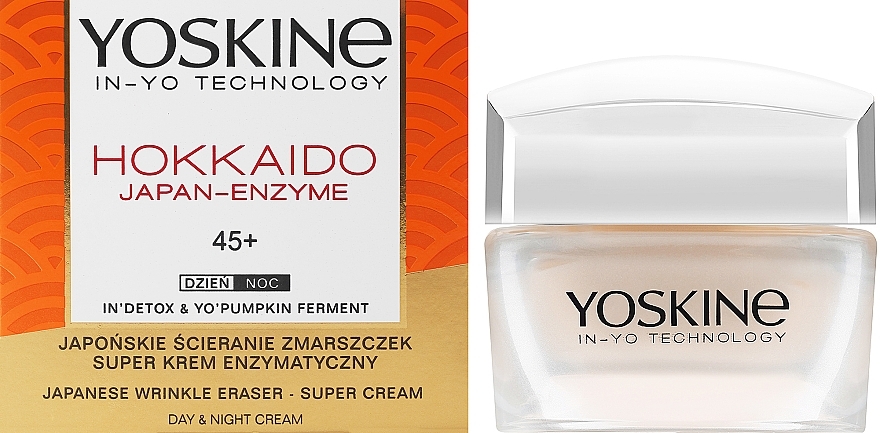 Anti-Falten Creme  - Yoskine Hokkaido Japan-Enzyme Japanese Wrinkle Eraser Super Cream 45+  — Bild N2