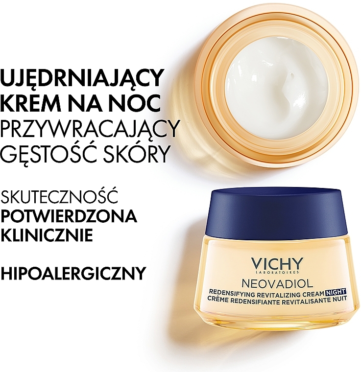 Revitalisierende Nachtcreme mit Hyaluronsäure und Vulkanwasser - Vichy Neovadiol Redensifying Revitalizing Night Cream — Bild N3