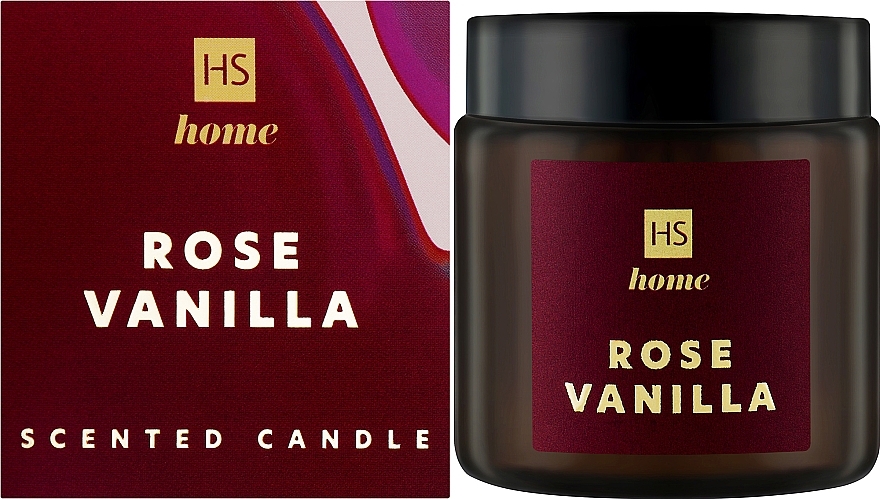Natürliche duftende Sojakerze mit Rosen- und Vanilleduft - HiSkin Home — Bild N2