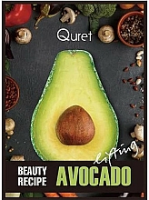 Düfte, Parfümerie und Kosmetik Lifting-Gesichtsmaske mit Avocadoextrakt - Quret Beauty Recipe Mask Avocado Lifting