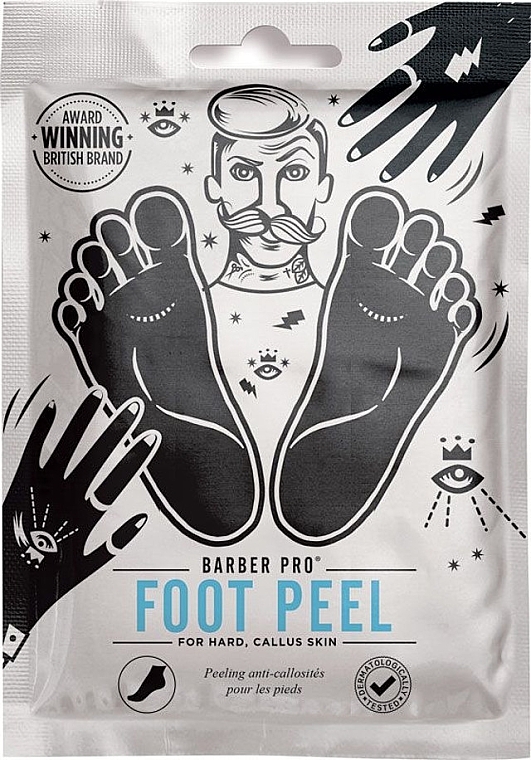 Fußpeeling-Maske - BarberPro Foot Peel Foot Mask — Bild N1