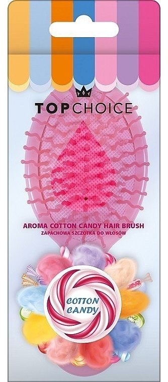 Haarbürste Aroma Cotton Candy 64401 Purpur - Top Choice Hair Brush — Bild N1