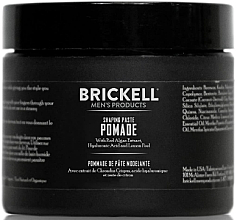 Düfte, Parfümerie und Kosmetik Pomade-Paste für das Haarstyling - Brickell Men's Products Shaping Paste Pomade