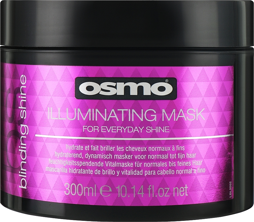 Feuchtigkeitsspendende Vitalmaske für normales bis feines Haar - Osmo Blinding Shine Illuminating Mask — Bild N3