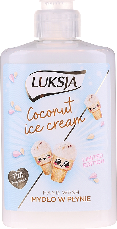 Flüssige Handseife Coconut Ice Cream - Luksja Coconut Ice Cream Hand Wash (ohne Pumpenspender)