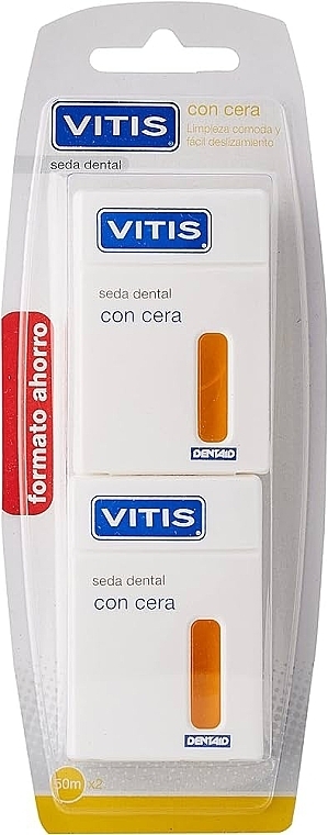 Set - Dentaid Vitis Dental Floss Duo (dental/floss/2x50m) — Bild N2