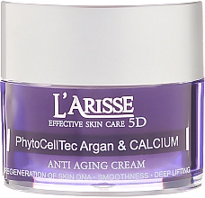 Anti-Falten Gesichtscreme mit Argan-Stammzellen und Kalzium 75+ - Ava Laboratorium L'Arisse 5D Anti-Wrinkle Cream Stem PhytoCellTech Argan + Calcium — Bild N2