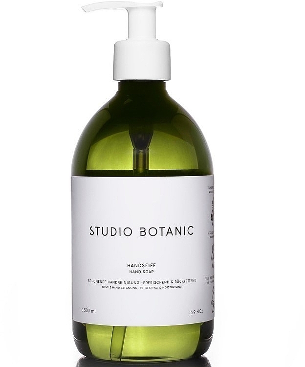 GESCHENK! Handseife mit Zitronengras und Hamamelis - Studio Botanic Lemongrass and Witch Hazel Hand Soap — Bild N1