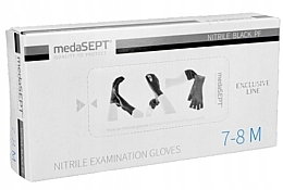 Nitrilhandschuhe, Größe M, schwarz - Medasept Nitrile Black Examination Gloves — Bild N2