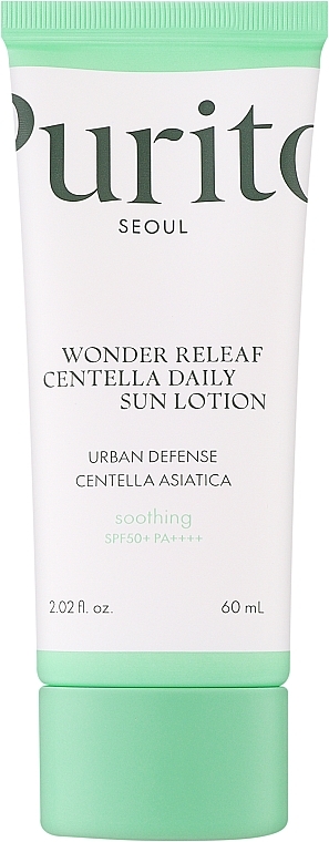 Sonnenschutzlotion für das Gesicht - Purito Seoul Wonder Releaf Centella Daily Sun Lotion SPF50+ PA++++  — Bild N1