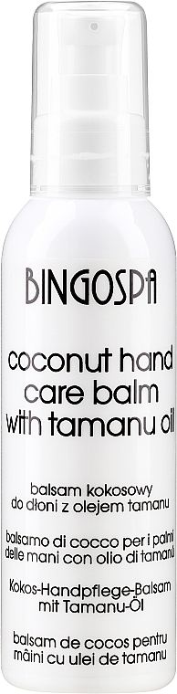 Handbalsam mit Kokosnuss und Tamanu-Öl - BingoSpa Balsam Coconut — Bild N1