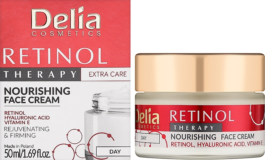 Tagesgesichtscreme - Delia Retinol Therapy Nourishing Day Face Cream — Bild N2