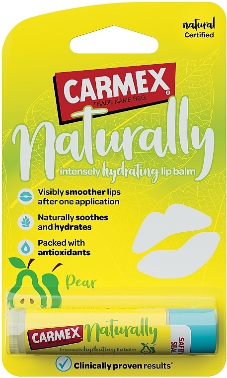 Lippenbalsam Birne - Carmex Naturally Lip Balm Pear — Bild N3