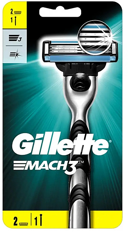 Rasierer mit zwei Klingen - Gillette Mach3 Razor — Bild N1