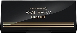 Düfte, Parfümerie und Kosmetik Augenbrauen-Lidschatten - Max Factor Real Brow Duo Kit